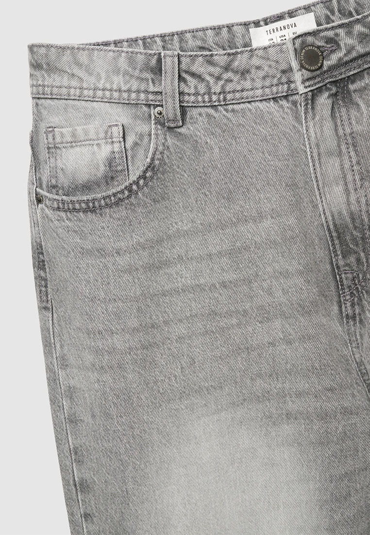 Men's Wide-leg Relaxed Style Jeans
