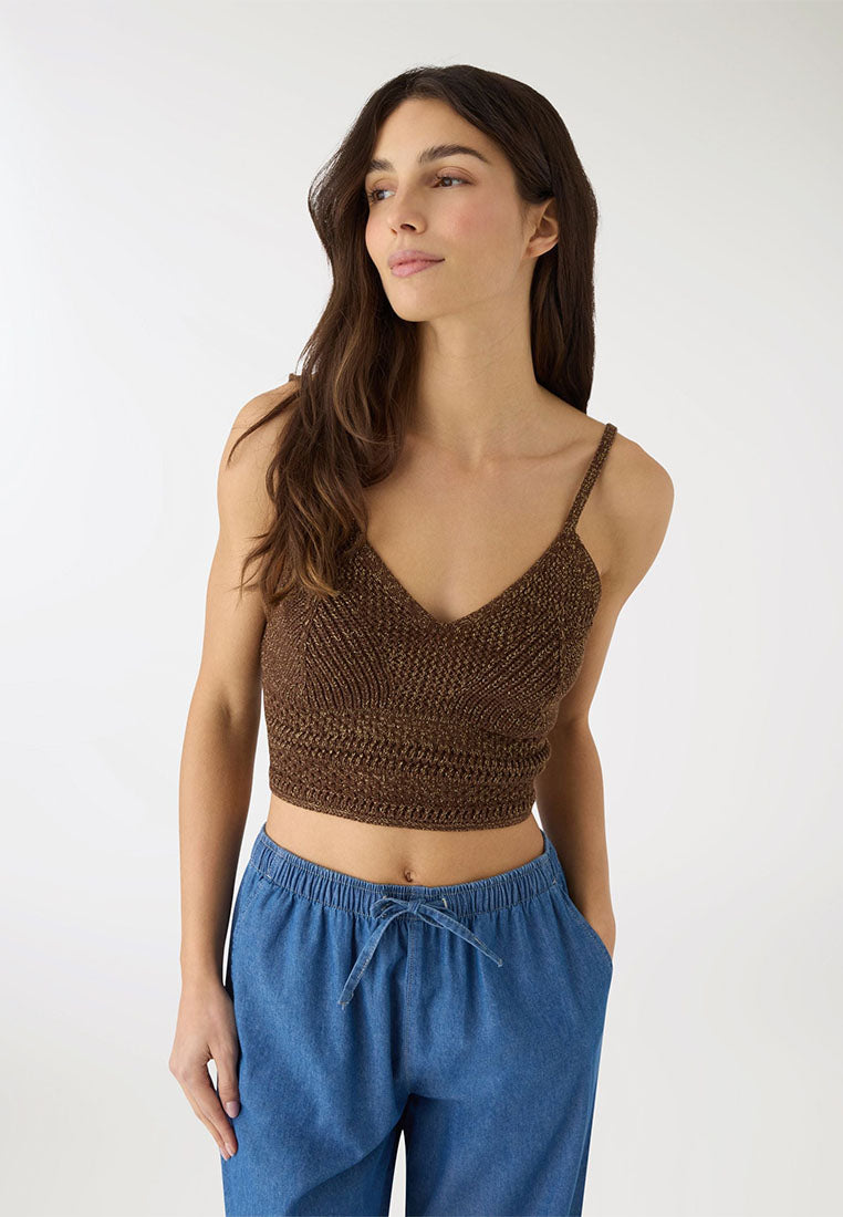 Women's V-neck Thin Strap Tank Top
