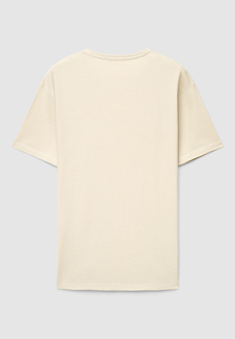 Men's Plain Round Neck Short Sleeved T-shirt