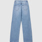 Women's Wide Leg Solid Color Jeans