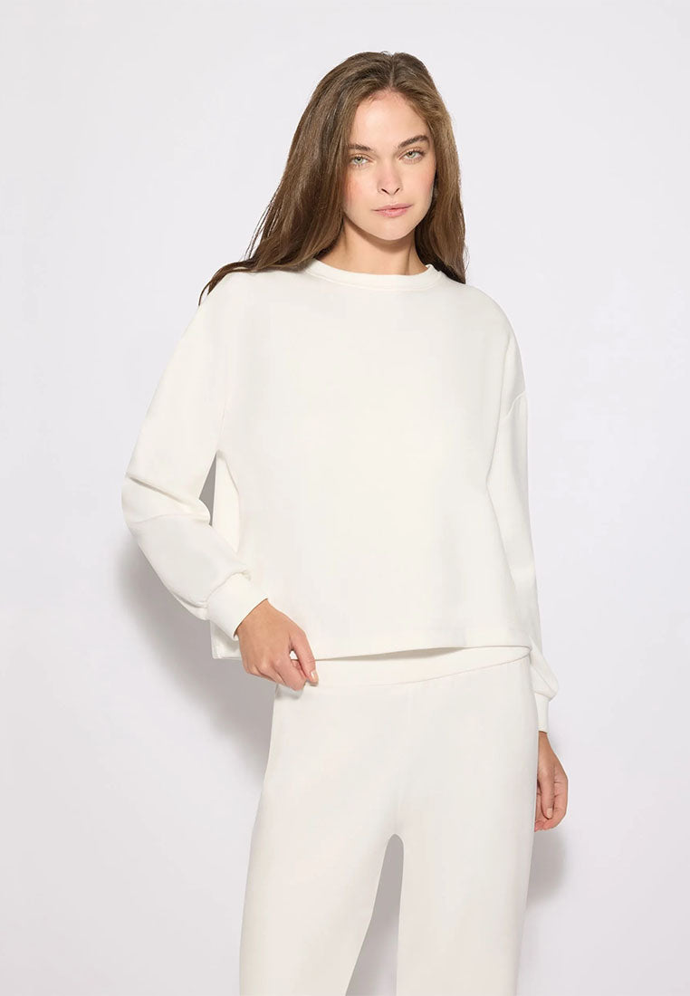 Women's Solid colour pyjama set with t-shirt and trousers