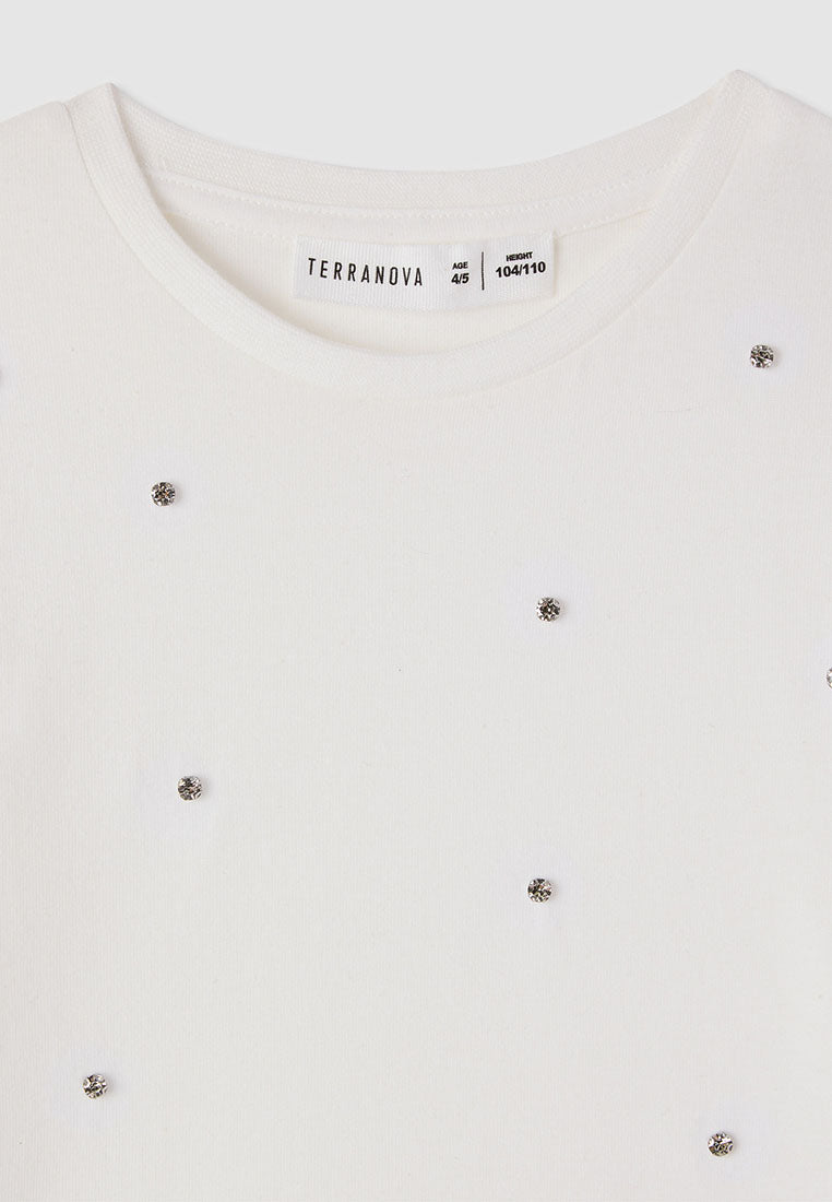 Kids Girls Short-sleeved T-shirt