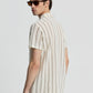 Men's Zigzag Striped Polo T-Shirt