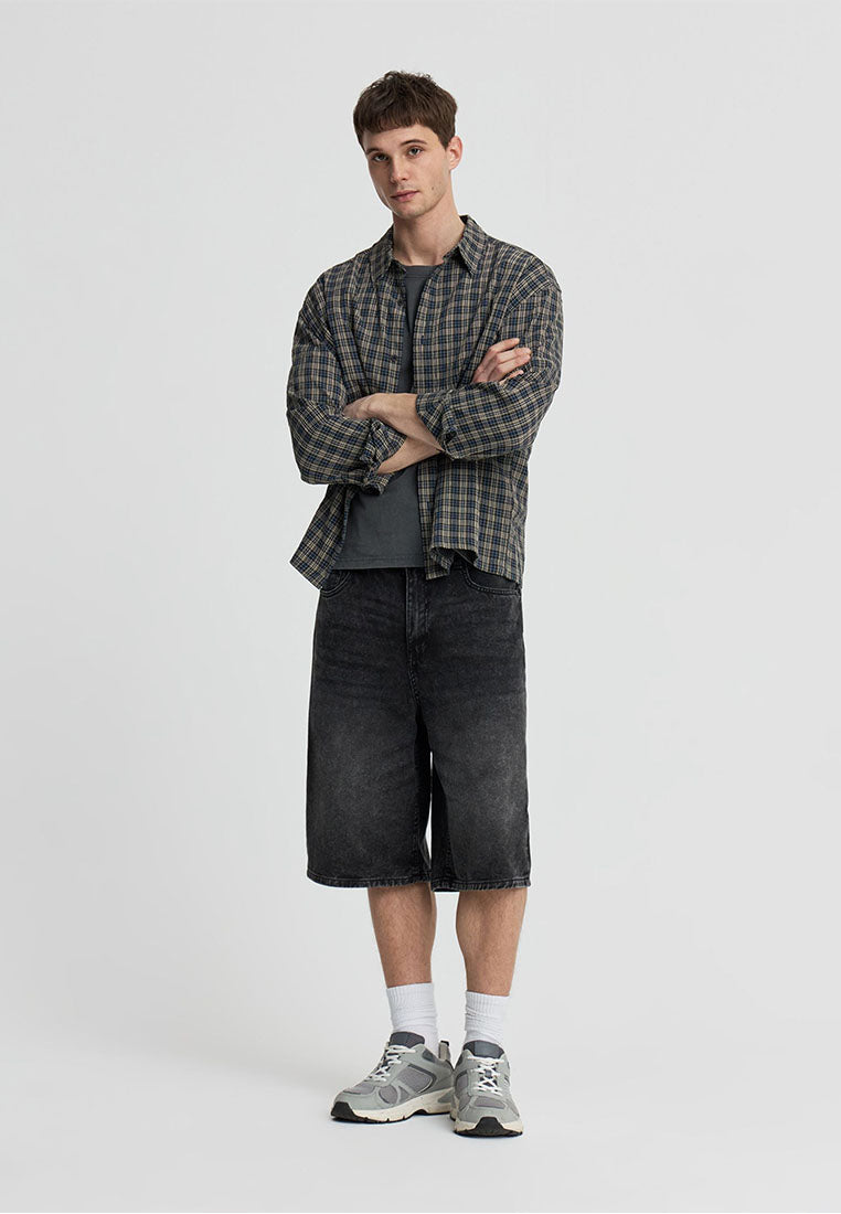 Men's Denim Shorts with pockets