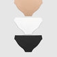 Women's Pack of 3 plain-colour briefs