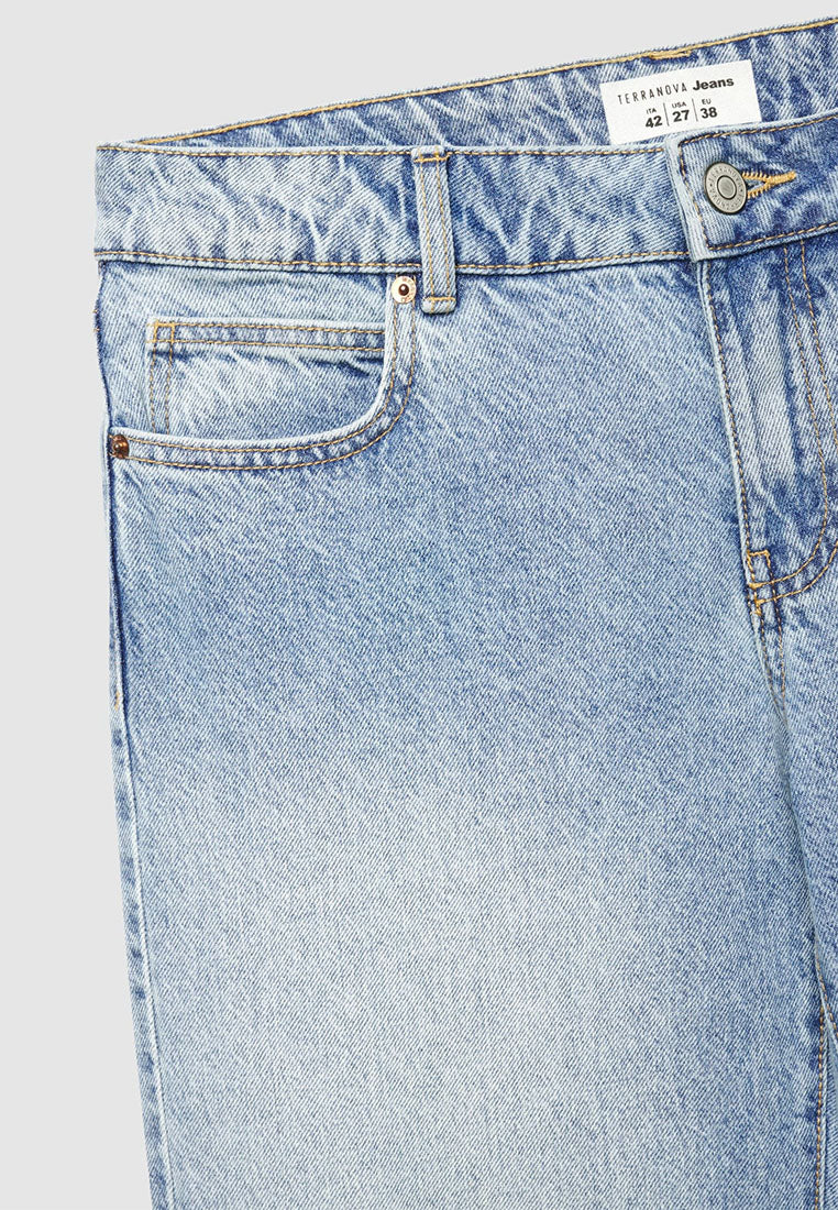 Women's Low-rise Wide-leg Jeans