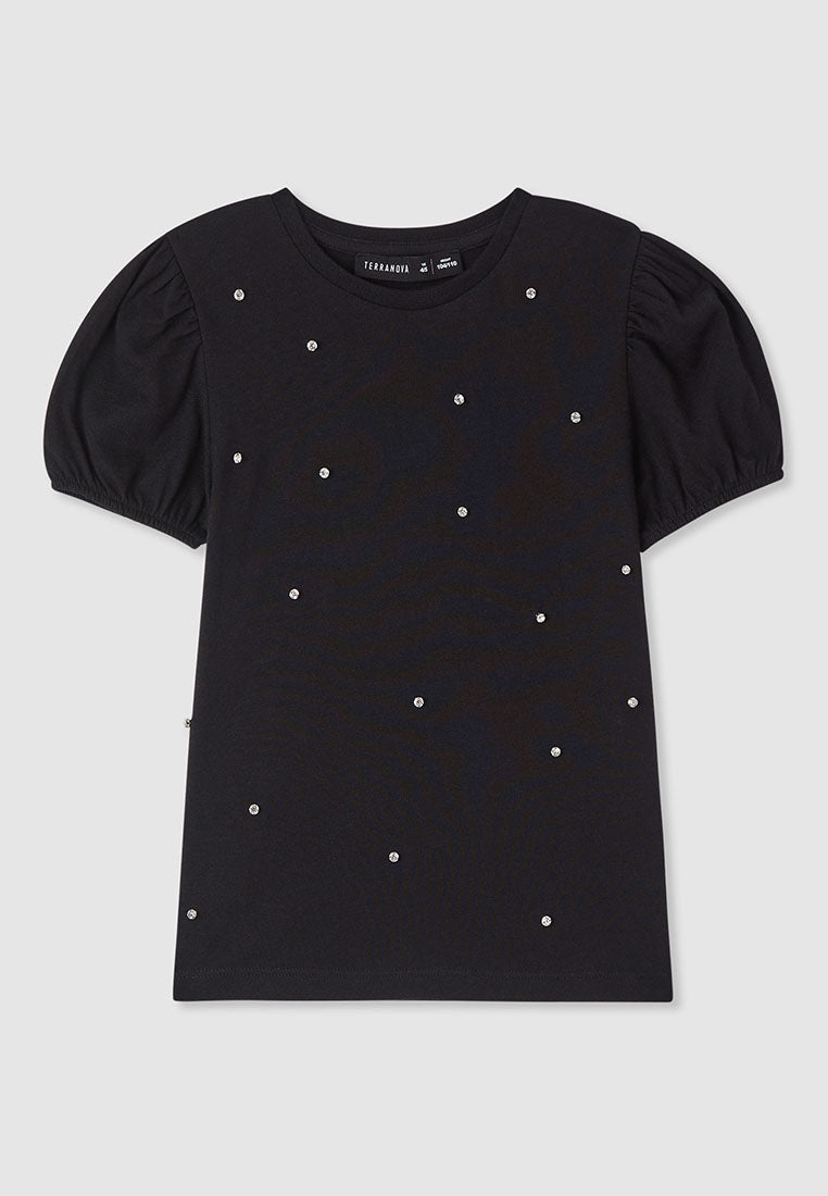 Kids Girls Short-sleeved T-shirt