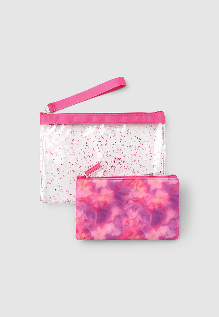 Women's Gradient Glitter Beach Clutch