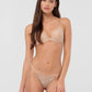 Women's Floral Lace Strappy Thong Panties