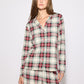 Women's Checked plaid pyjama set