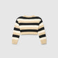 Striped crop top for Girls