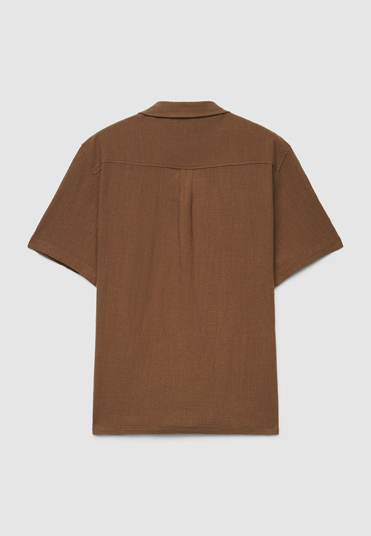 Men's Plain Bowling Shirt
