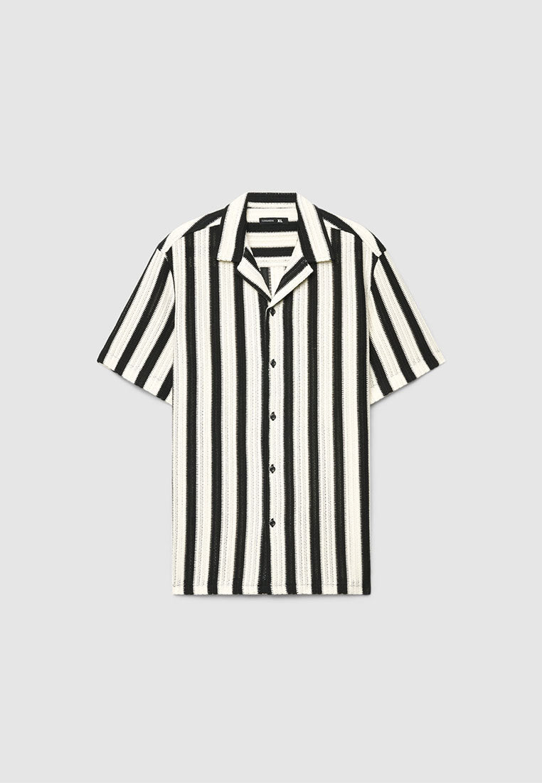 Men's Striped Croquet Bowling Shirt