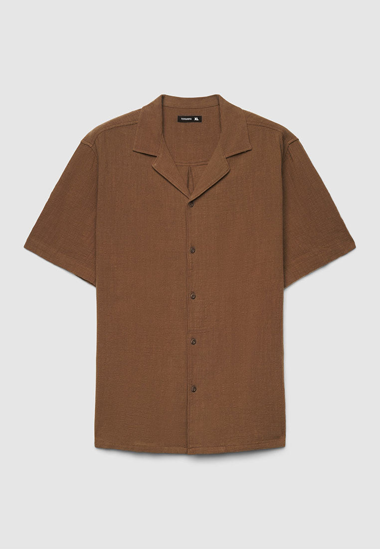 Men's Plain Bowling Shirt