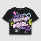 Graffiti-style print T-shirt for Girls