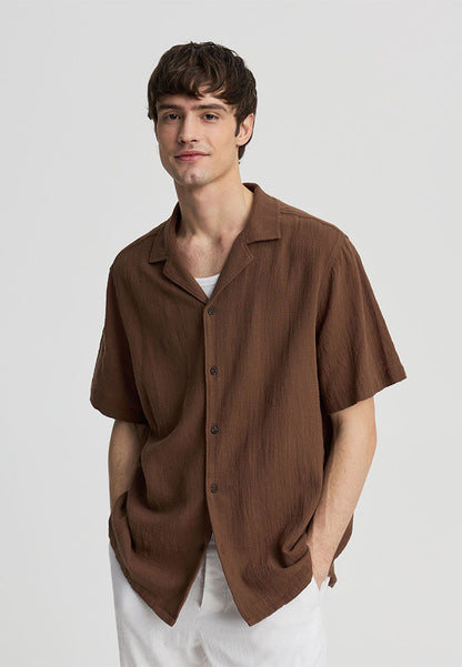 Men's Plain Bowling Shirt