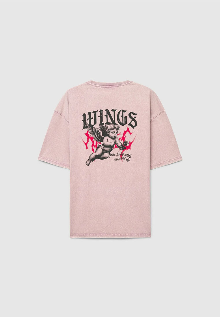 Men's "Wings" Angel Oversized T-Shirt