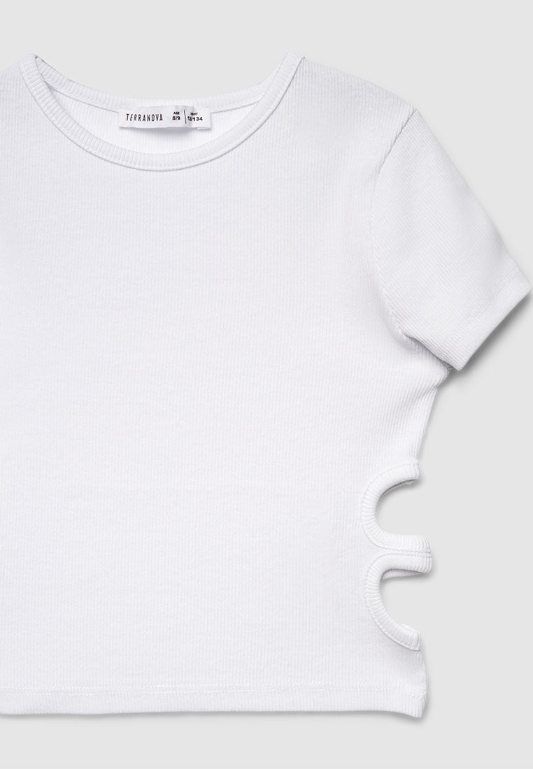 Cropped Fit T-shirt For Girls
