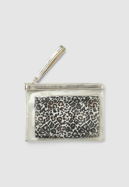 Women's Animal Print Beach Clutch