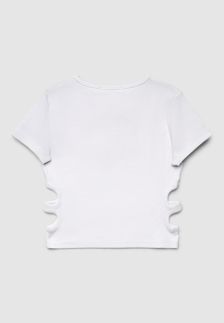Cropped Fit T-shirt For Girls