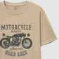 Men's Motorcycle Print T-shirt