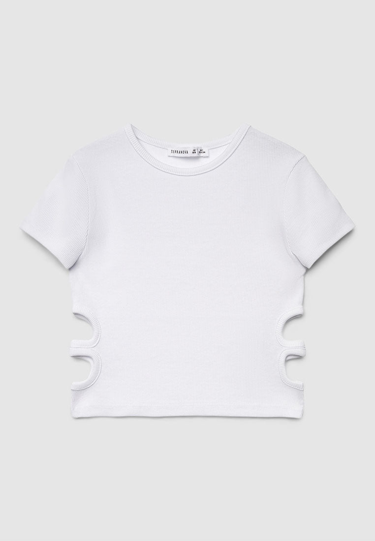 Cropped Fit T-shirt For Girls