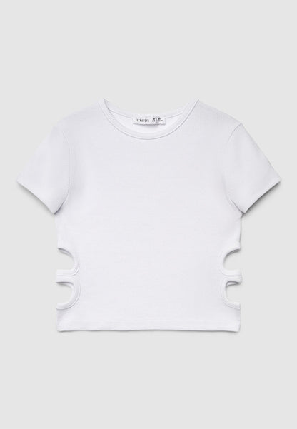Cropped Fit T-shirt For Girls