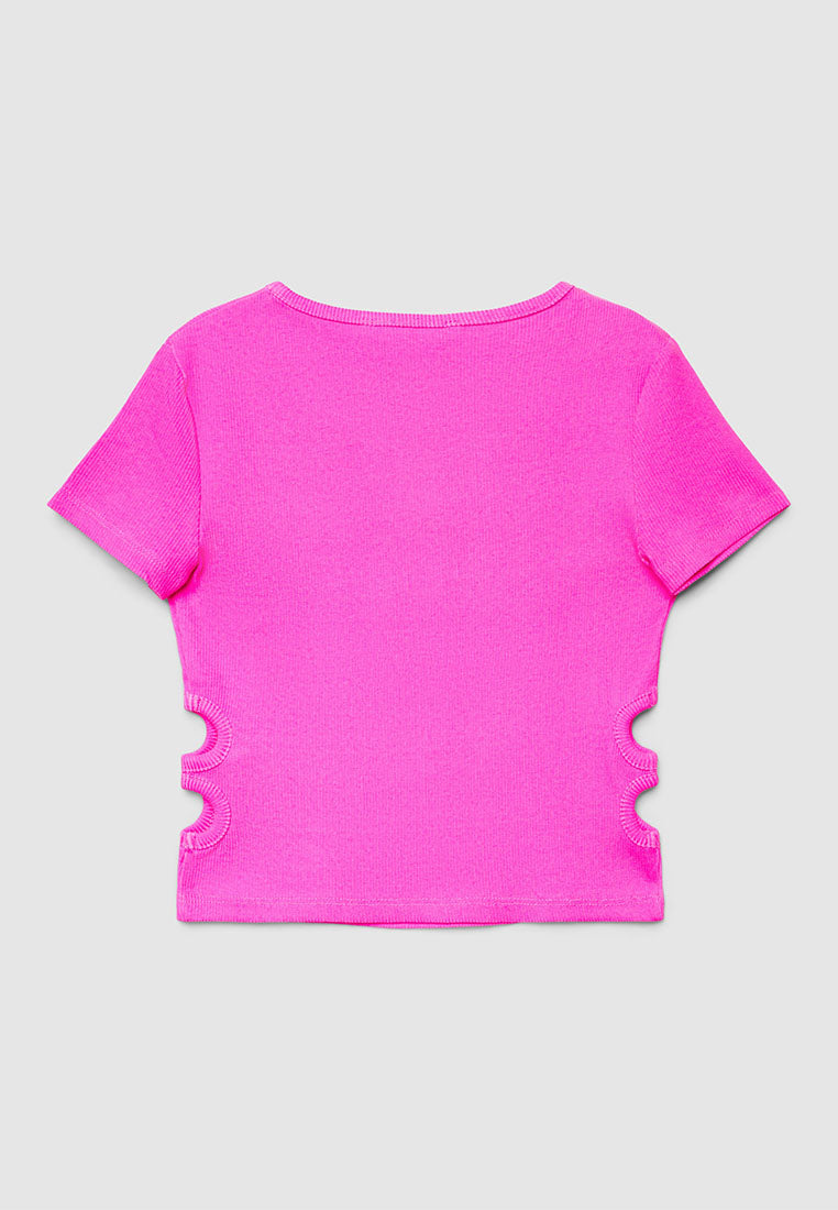Cropped Fit T-shirt For Girls
