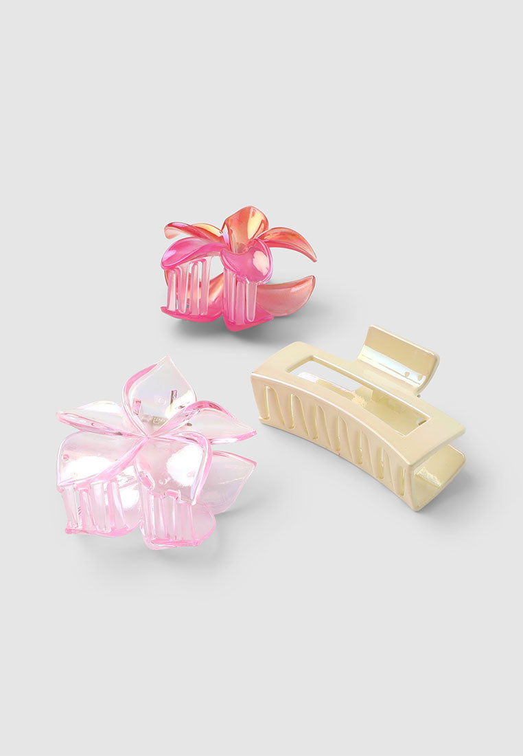 Women's Pack of 3 Hair Clips
