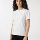Women's crew neck T-shirt with Rhinestones