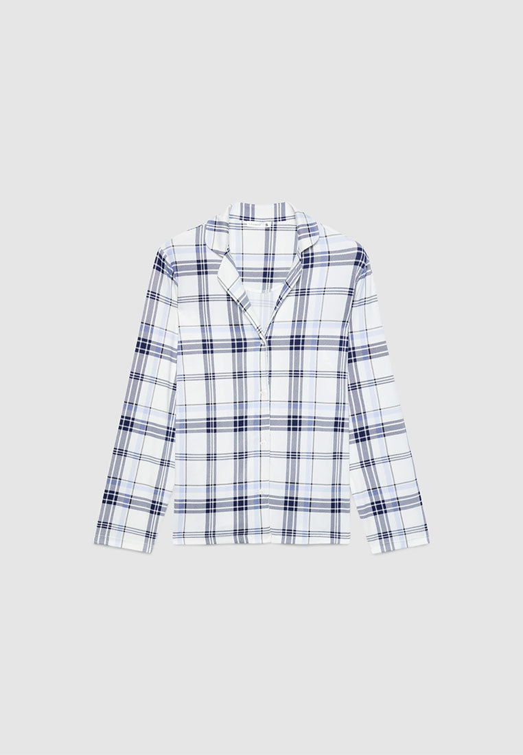 Women's Checked plaid pyjama set