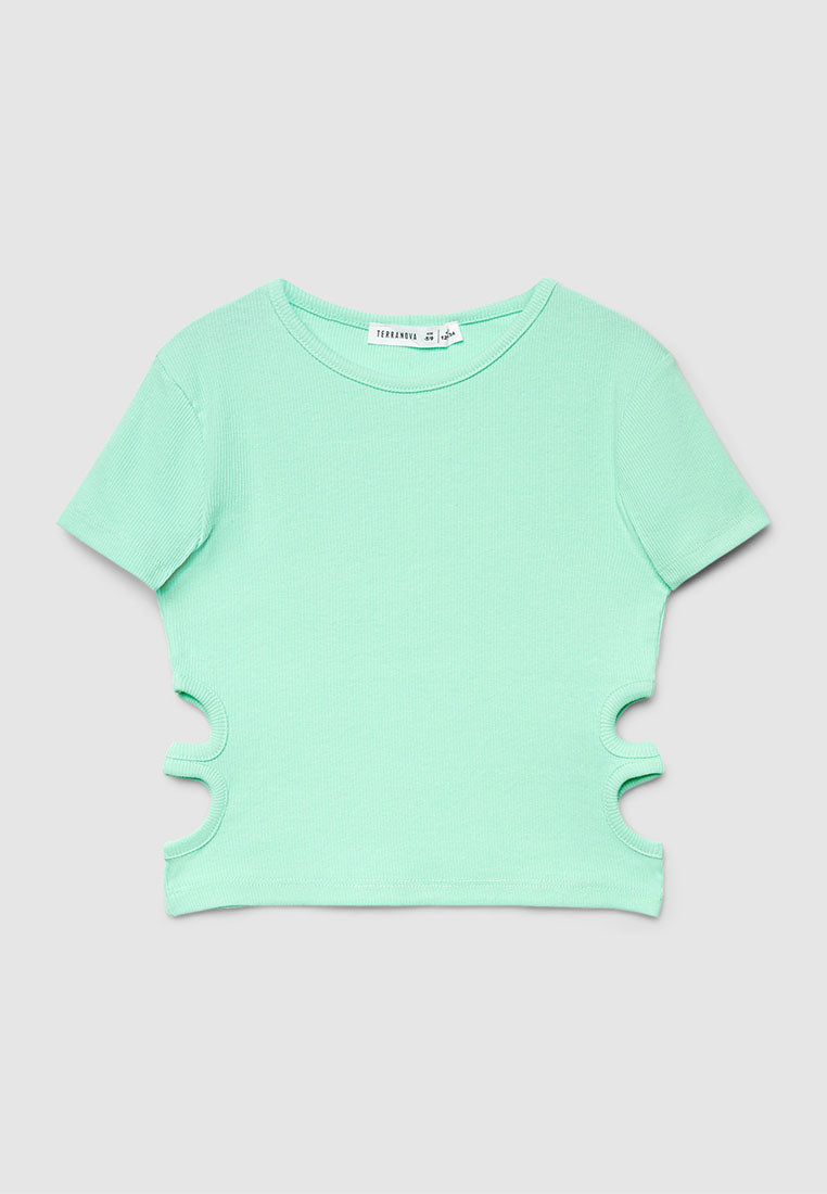 Cropped Fit T-shirt For Girls