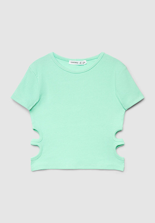 Cropped Fit T-shirt For Girls