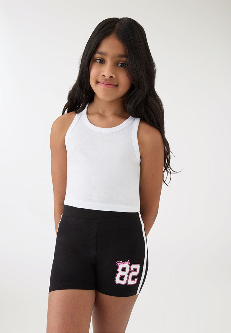 Sleveless Plain Tank Top For Girls