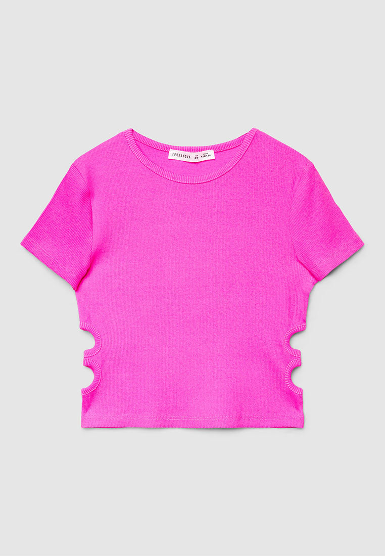 Cropped Fit T-shirt For Girls