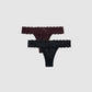 Women's Pack of 2 Floral Lace Bikini