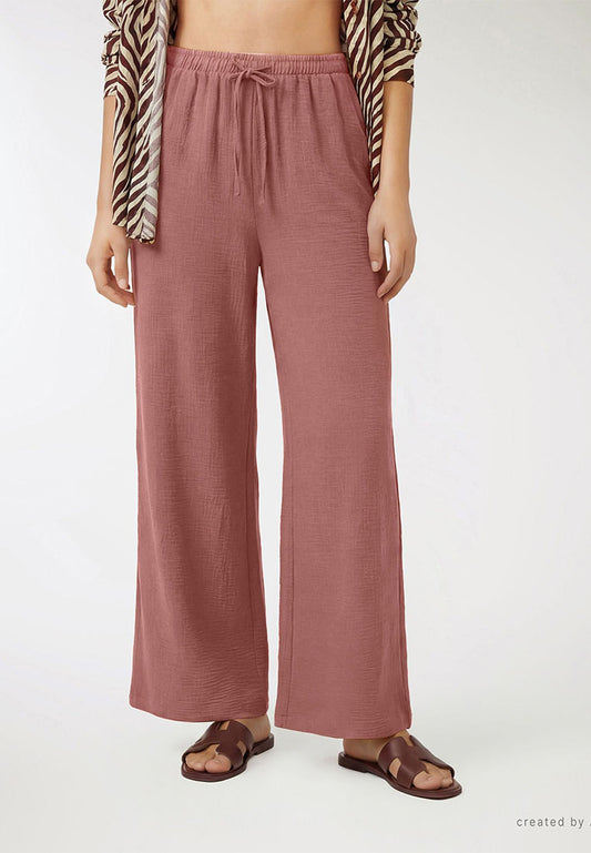 Women's Wide Leg Long Trousers
