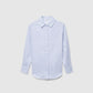 Women's Classic Blue Striped Shirt