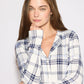 Women's Checked plaid pyjama set