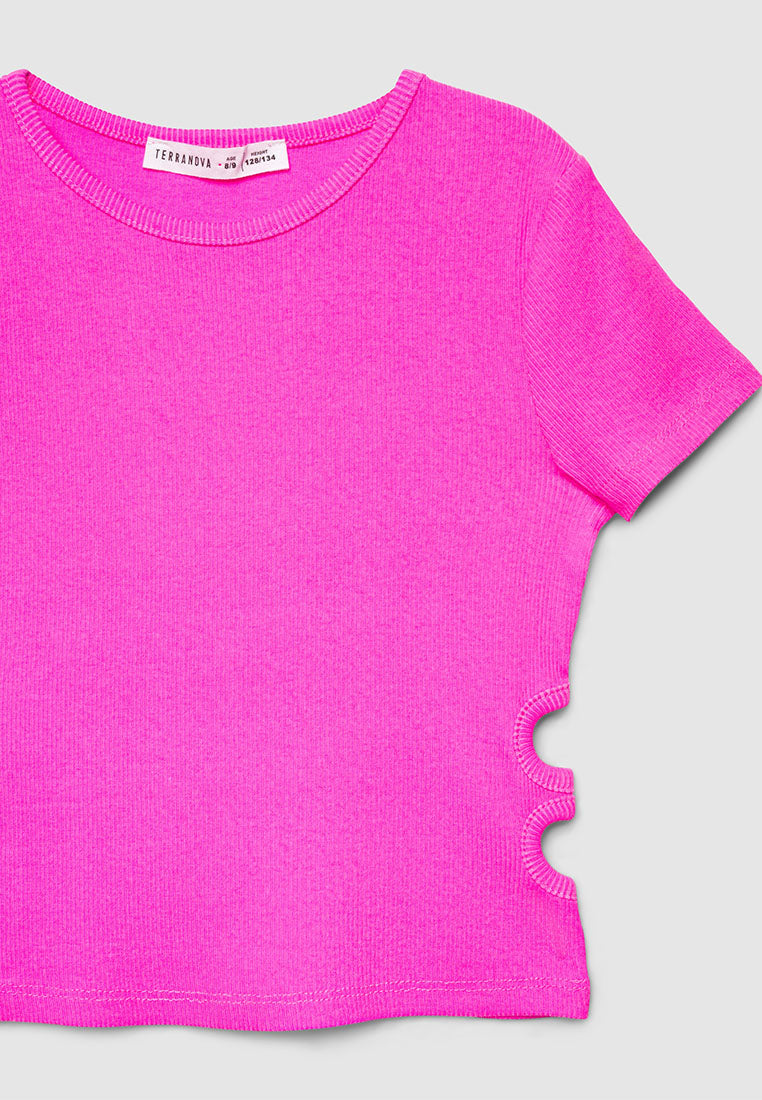 Cropped Fit T-shirt For Girls