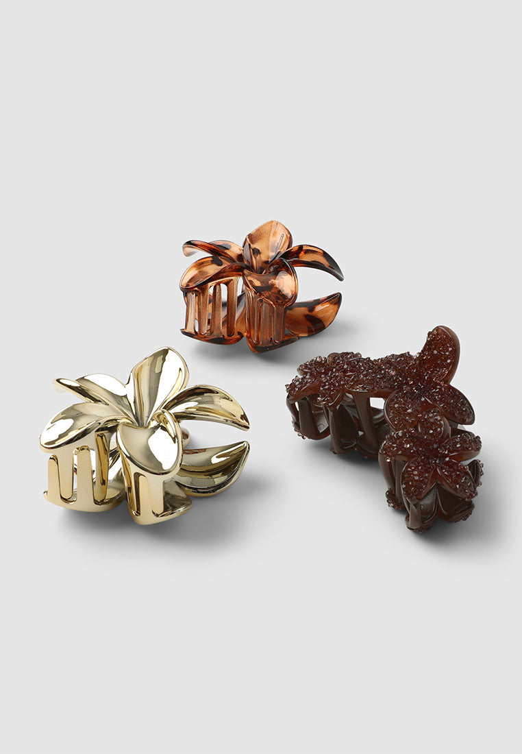 Women's Pack of 3 Hair Clips