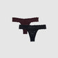 Women's Pack of 2 Floral Lace Bikini