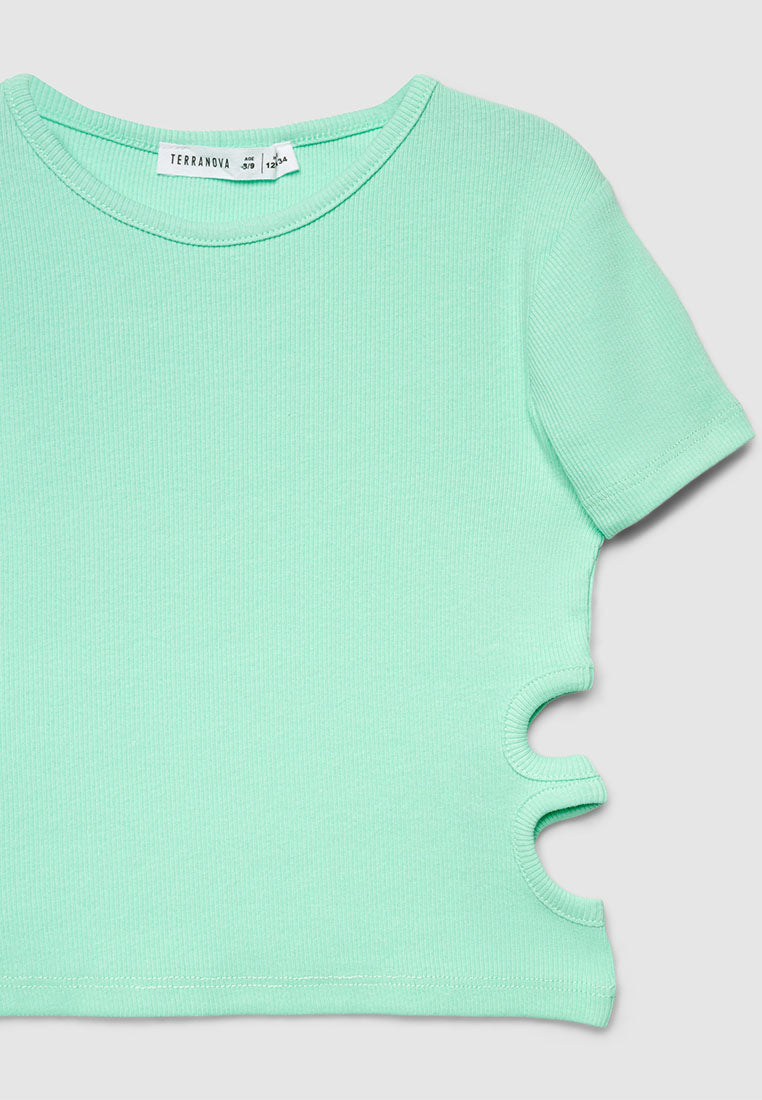Cropped Fit T-shirt For Girls