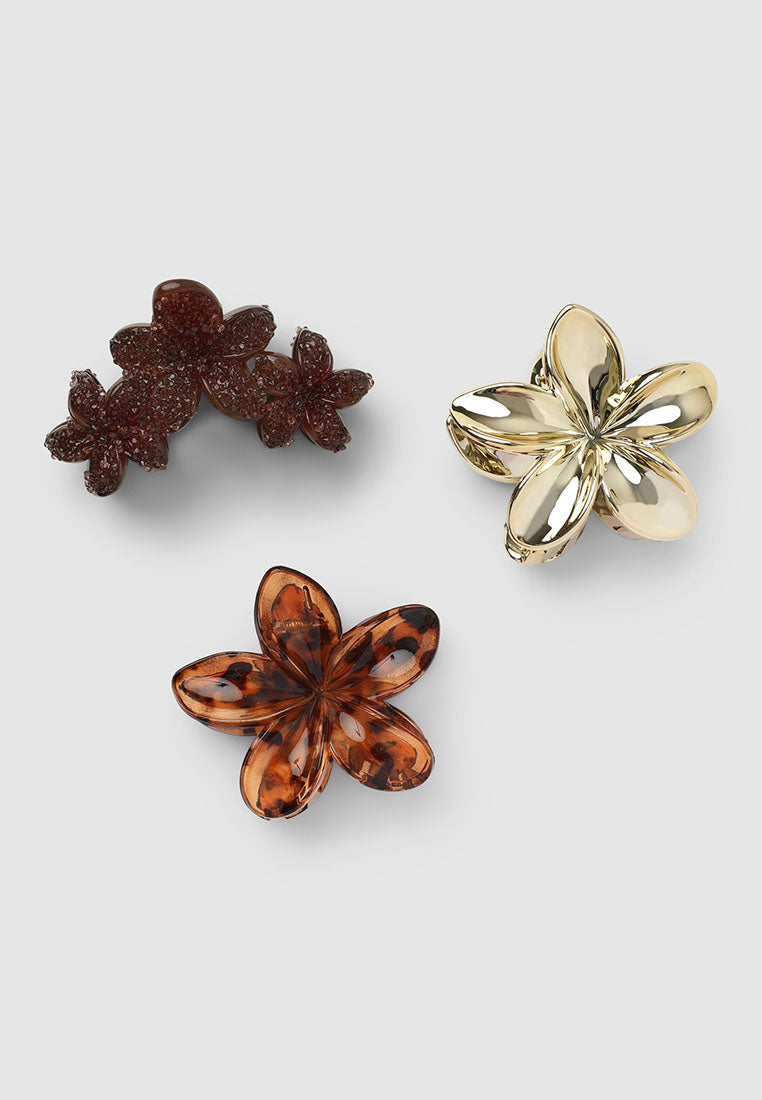 Women's Pack of 3 Hair Clips