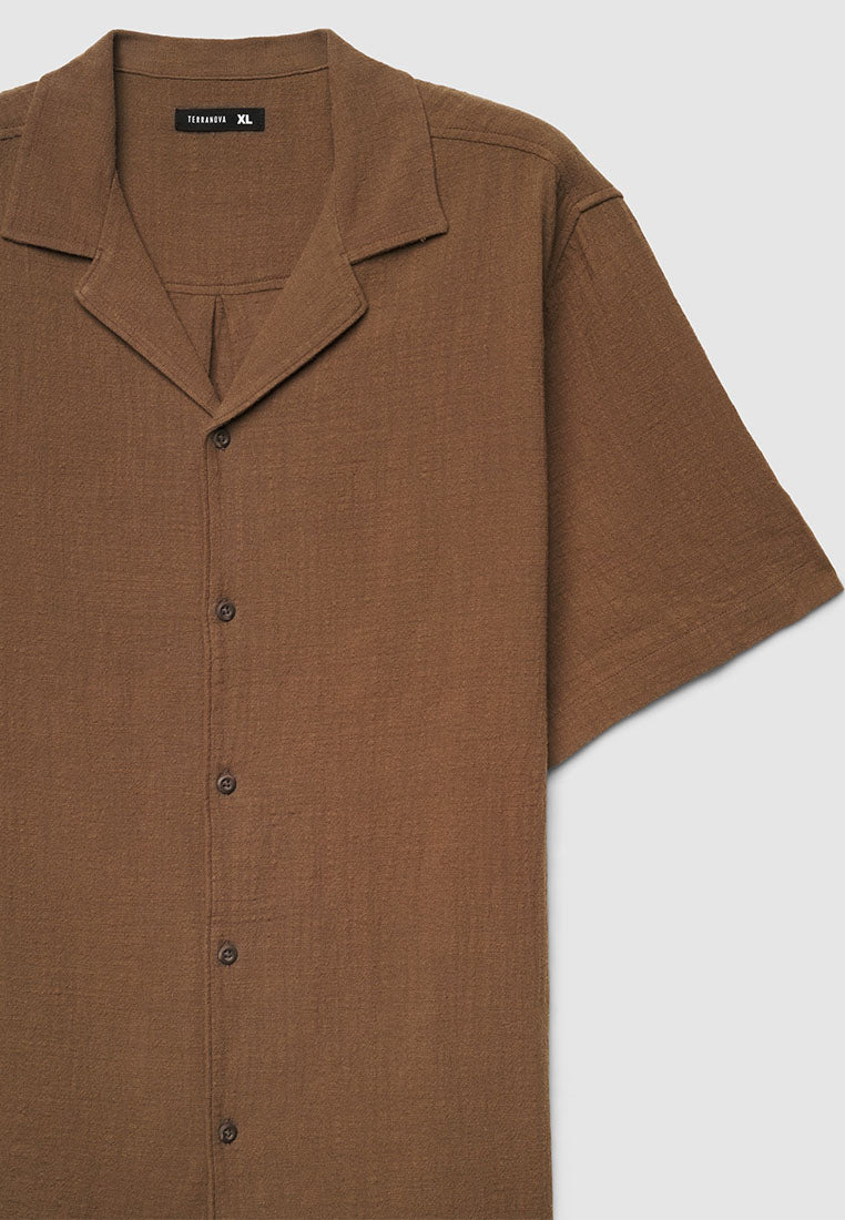 Men's Plain Bowling Shirt
