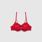 Women's Padded lace bra