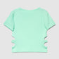 Cropped Fit T-shirt For Girls