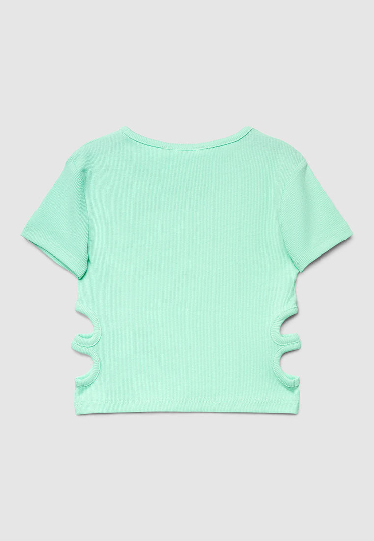 Cropped Fit T-shirt For Girls
