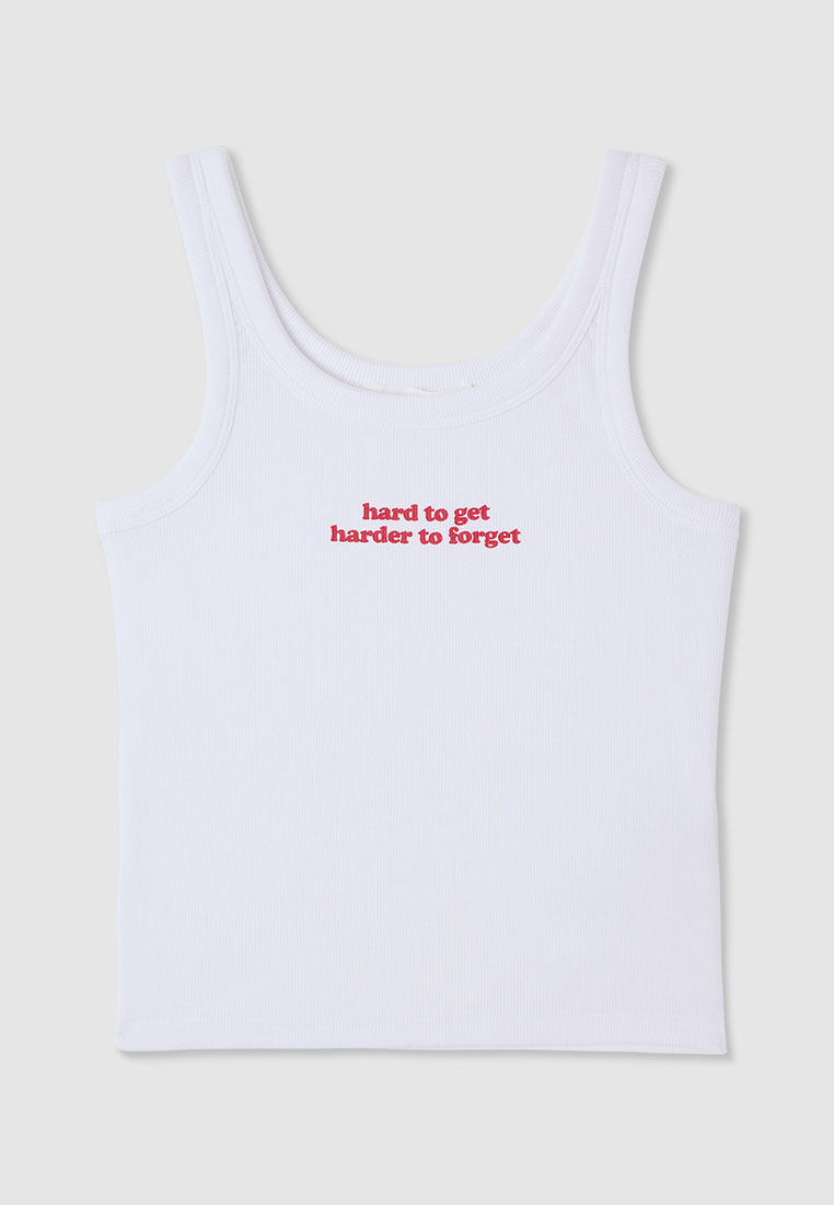 Women's Tank Top with Front lettering