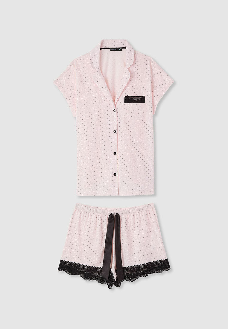 Women's Polka Dots Pattern Pajama Set